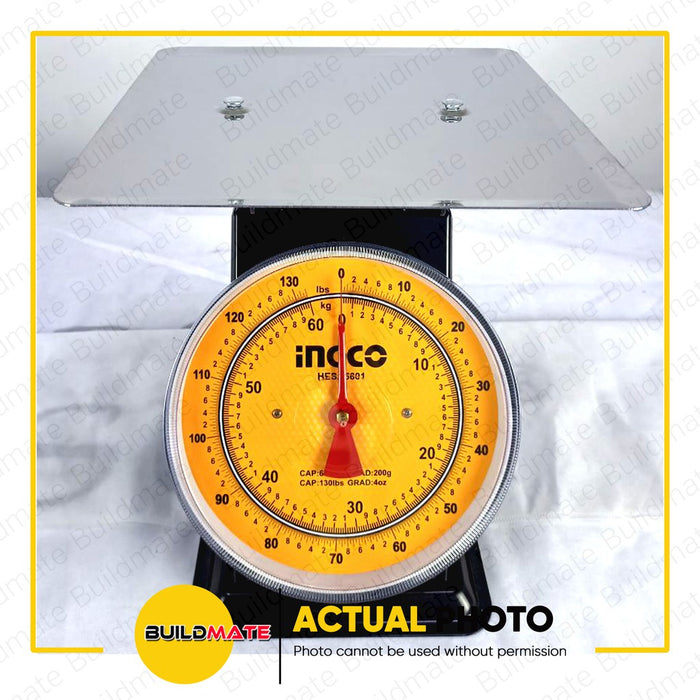INGCO Spring Table Scale 60kg HESA5601 •BUILDMATE• IHT — Buildmate
