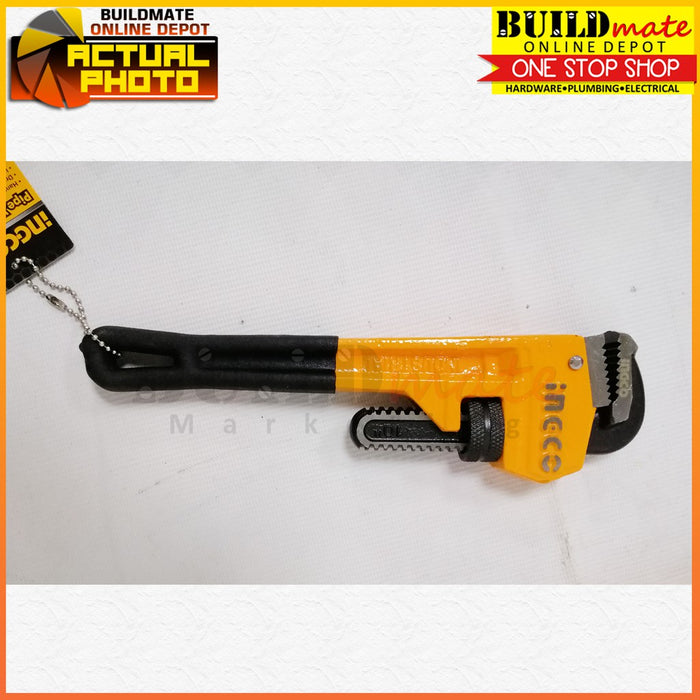 BUILDMATE Ingco Pipe Wrench Drop-Forged Carbon Steel 8" - 14" Inch SOLD PER PIECE HPW0808 HPW0810 HPW0812 HPW0814 HPW18122- IHT