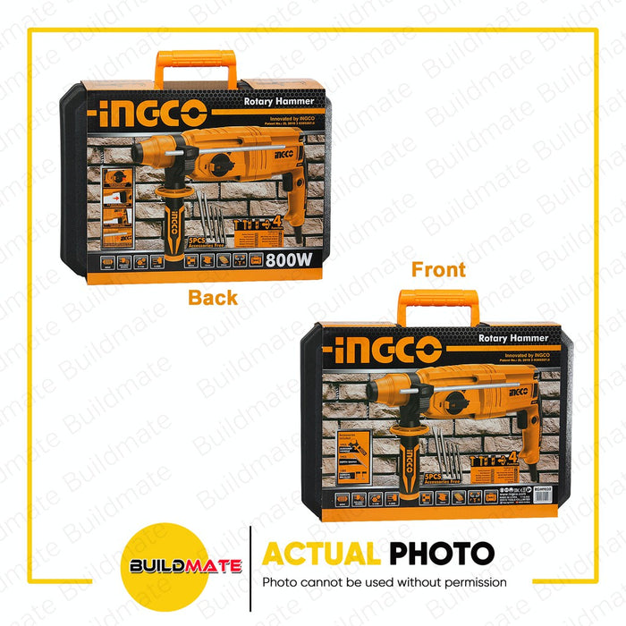 INGCO SDS Rotary Hammer Drill Plus System Engraver +FREE Drill Bits 800W RGH9028 | 100% ORIGINAL / AUTHENTIC •BUILDMATE• IPT