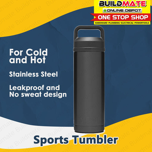 Sports Water Bottle Stainless Steel •BUILDMATE•