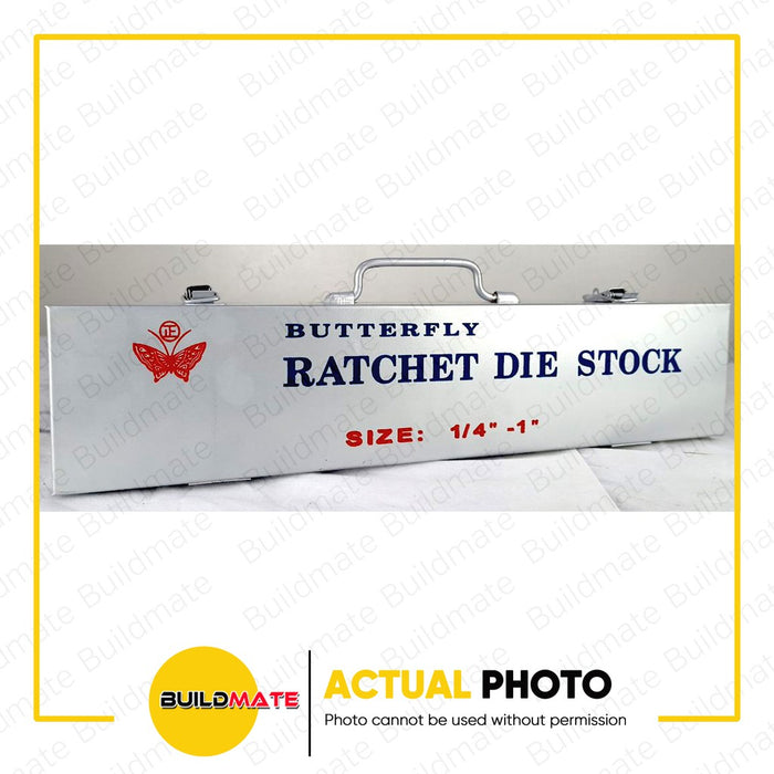 BUTTERFLY Pipe Threader 1/2" to 2" with 5 Dies Q90 •BUILDMATE•