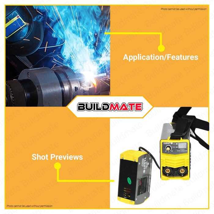 YAMATO JAPAN 200A Portable Inverter Welding Machine ARC MMA STICK MINI-200A •BUILDMATE•