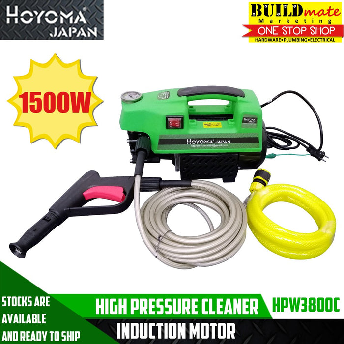 HOYOMA High Pressure Cleaner INDUCTION Motor HPW3800C •BUILDMATE•  HYMPT