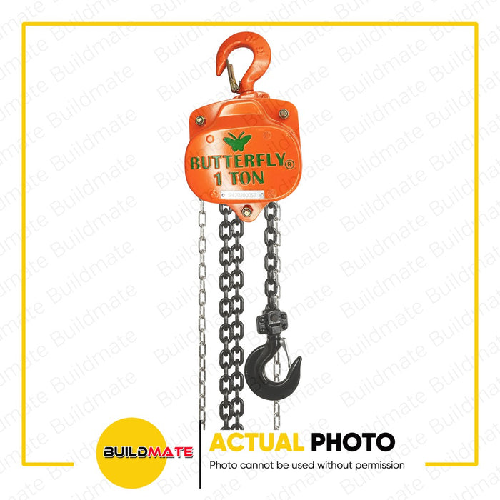 BUTTERFLY Chain Block 2 TONS x 3M 932 •BUILDMATE• — Buildmate