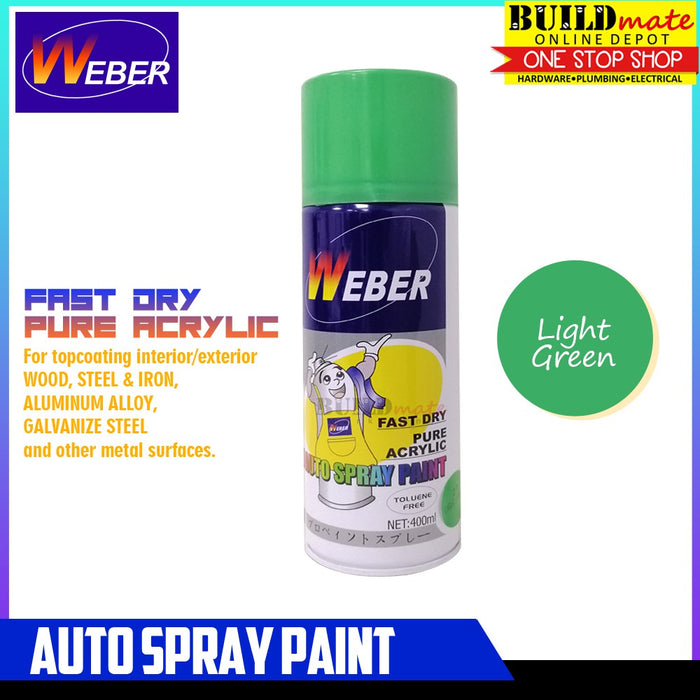 WEBER Auto Spray Paint SP-27 LIGHT GREEN