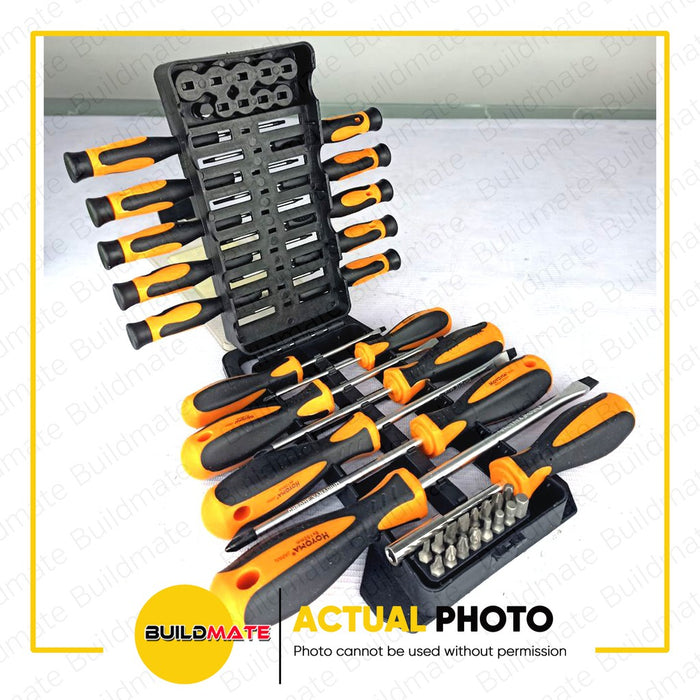 HOYOMA Screwdriver Set 39PCS/SET •BUILDMATE•
