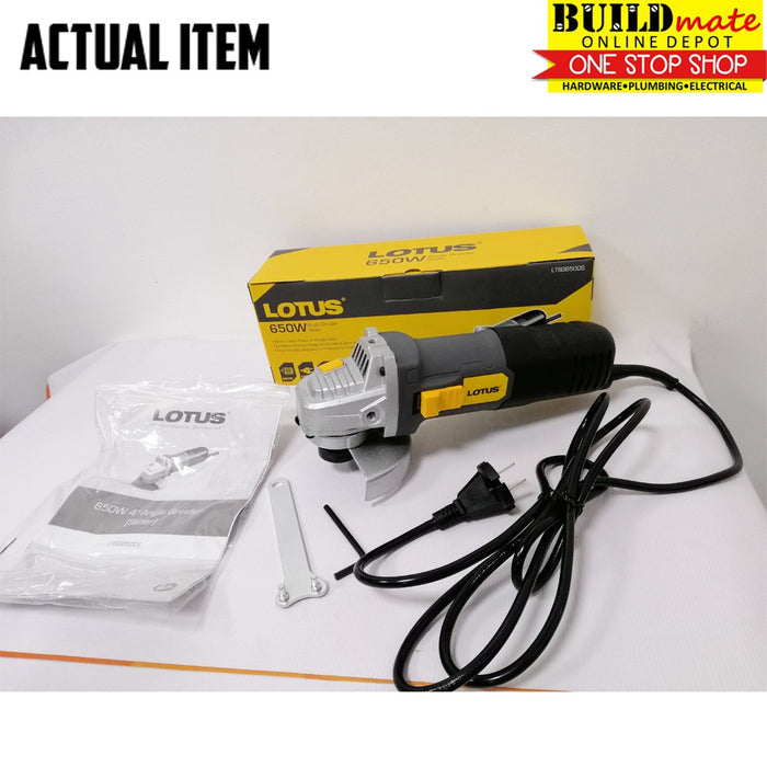 LOTUS 16RE COMBO Angle Grinder 650W & Variable Impact Drill 800W 16mm +FREE TAPE MEASURE •BUILDMATE•