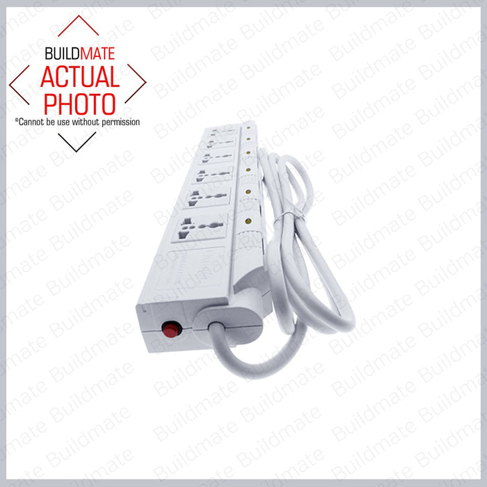 Omni Extension Cord Set w/ Individual Switch Heavy Duty Power Strip  WED-360 •BUILDMATE•