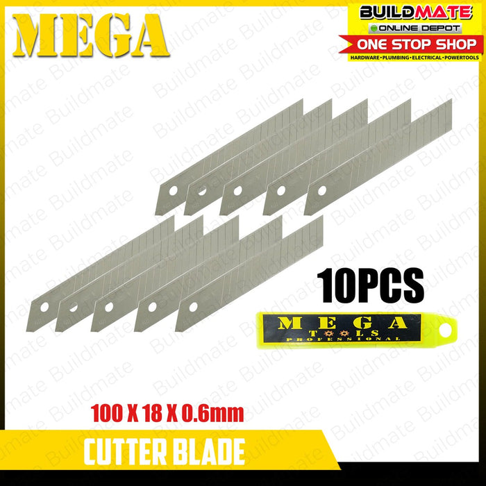 MEGA Cutter Blade 10PCS/SET 100 x 18 x 0.6mm •BUILDMATE•