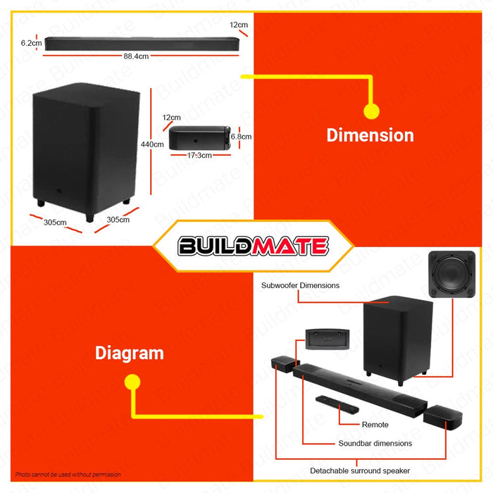 JBL True Wireless Bluetooth Surround Speakers with Dolby Atmos
