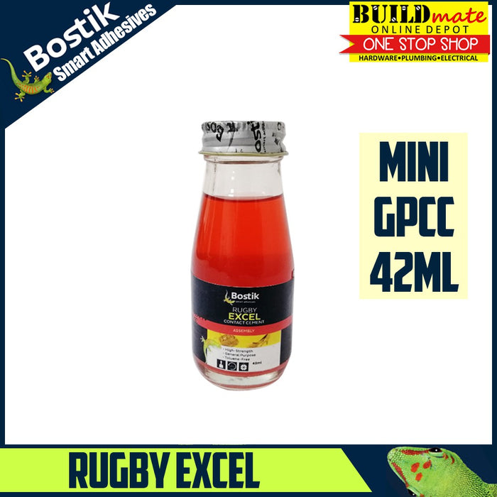 Bostik 42ml Rugby Excel Contact Cement Toluene Free Mini GPCC