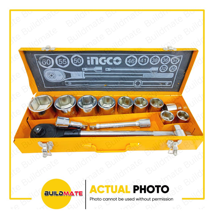 INGCO 15PCS 3/4" Drive Socket Set HKTS034151 •BUILDMATE• IHT
