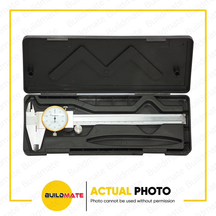 HOTECHE Dial Caliper 6" Carbon Steel HTC-284415 •BUILDMATE•
