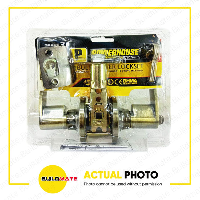 Buildmate Hardware BUILDMATE Powerhouse PRO SERIES Tubular Entrance Lever Lockset PH812AB ...