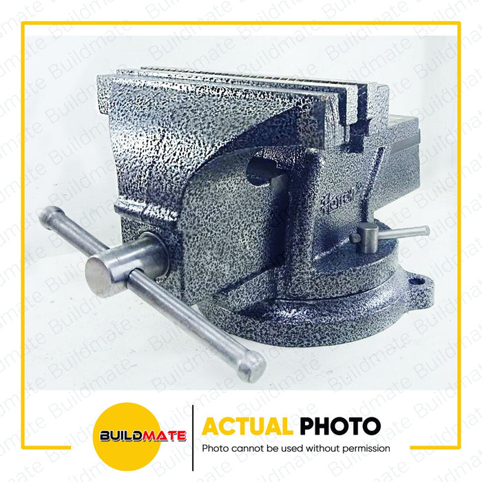 HOTECHE Bench Vice Swivel Base with Anvil 8" 300105 •BUILDMATE•