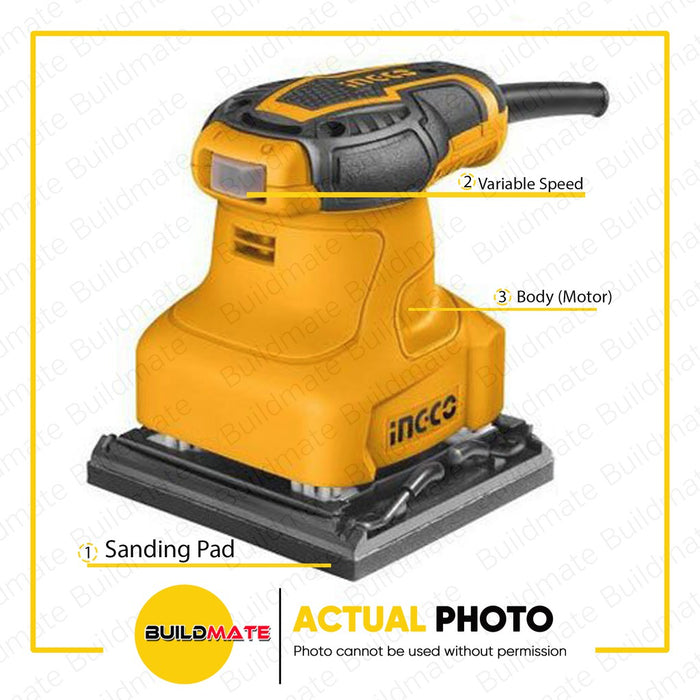 [COMBO E] INGCO Impact Drill ID6808 + Circular Saw CS18518 + Palm Sander PS2408 + FREE GLOVES, GOGGLES & TAPE MEASURE •BUILDMATE• IPT