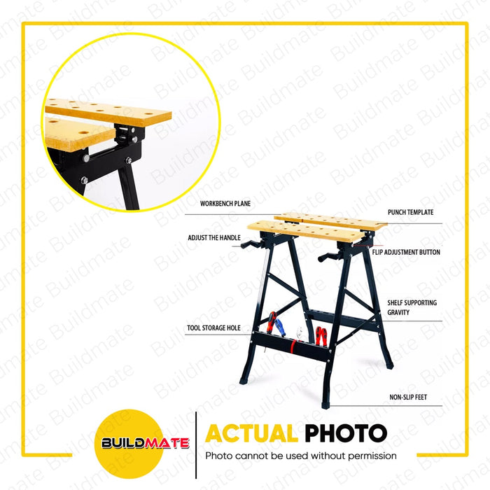 HOTECHE Workbench Table HTC-490502 •BUILDMATE•