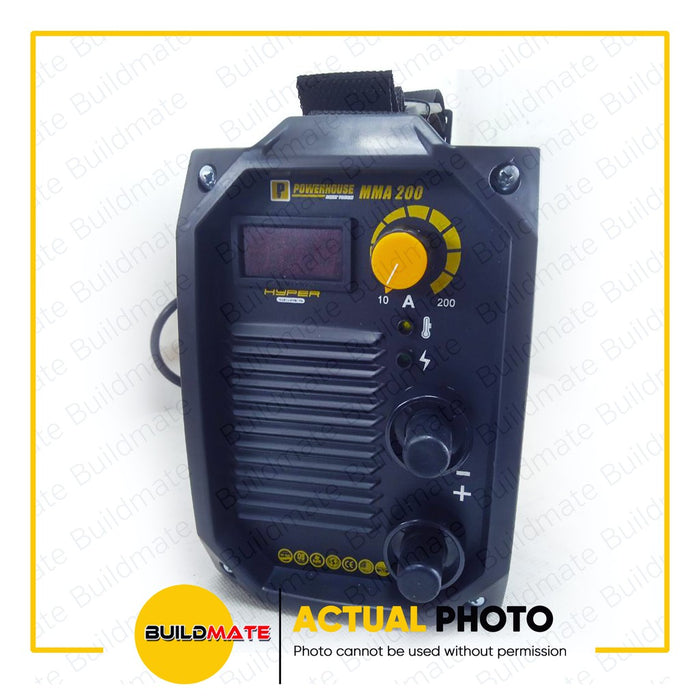 POWERHOUSE Welding Machine Inverter HYPER SERIES MMA-200 ARC Force Mini DC Pure Copper Welder Machine Welding Machine Portable Sale Complete Accessories •BUILDMATE• PHWM