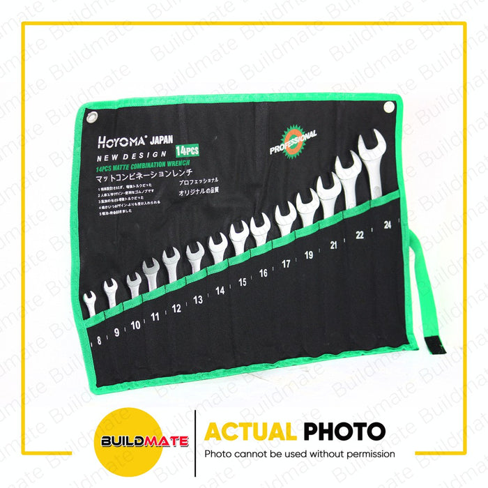 HOYOMA JAPAN Matte Combination Wrench Gear Spanner 4PCS SET High Quality Original •BUILDMATE• HYMHT