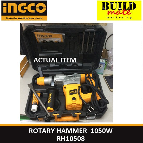 INGCO SDS Rotary Hammer Drill 1050W RH10508 +FREE TAPEMEASURE •BUILDMATE• IPT
