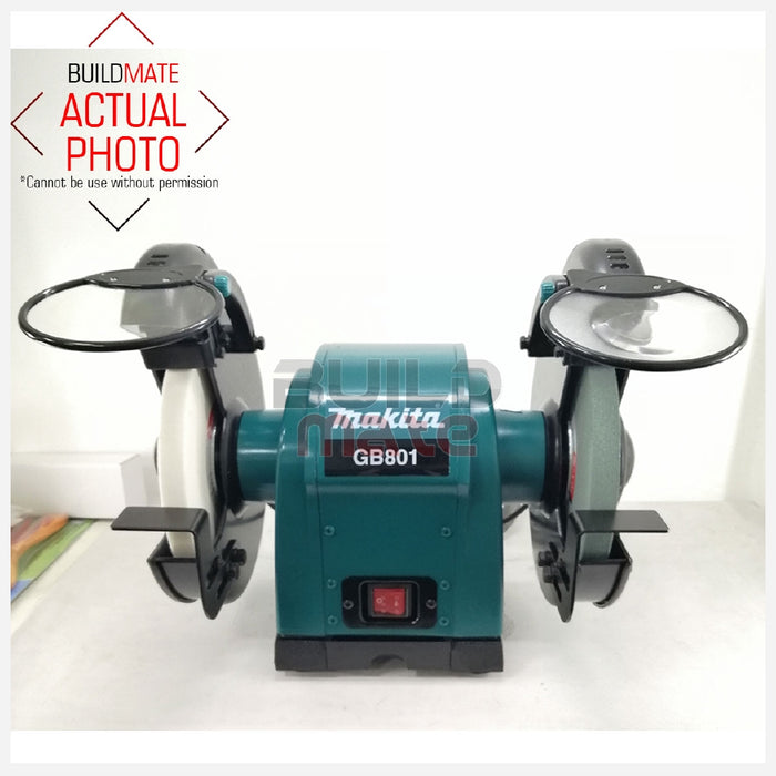 MAKITA Original Bench Grinder 205 x 20mm 550W GB801 •BUILDMATE•