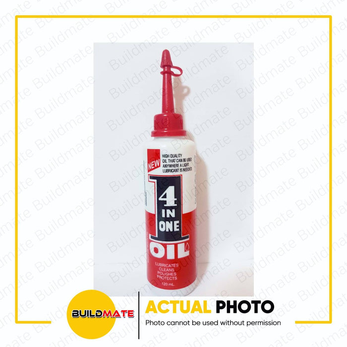 4 in 1 All Purpose Lubricant Oil 120ml Four in one Grease Lubricants High Quality Premium Polish •BUILDMATE•