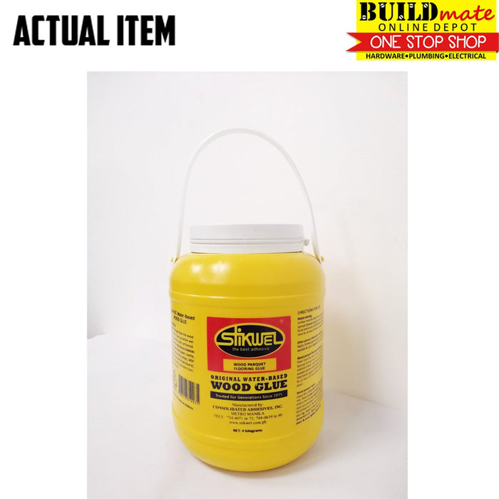 BUILDMATE Stikwel Wood Parquet Flooring Adhesive Glue 4kg ( 1 Gallon )
