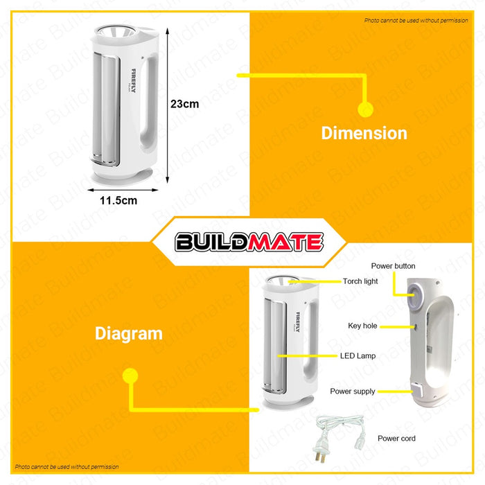 FIREFLY Multifunction Emergency Light FEL441 •BUILDMATE•