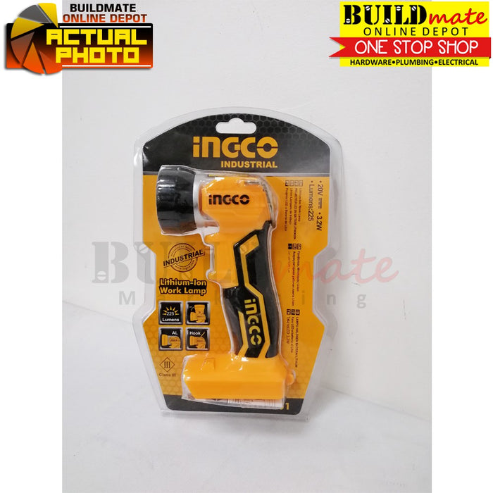 INGCO Cordless Work Lamp 3.2W 20V CWLI2001 POWERSHARE + FREE TROWEL + BRUSH •BUILDMATE• ICPT