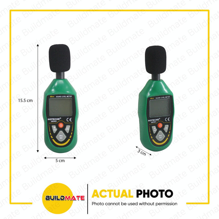 HOTECHE Sound Level Meter 4 Digits LCD HTC-285901 •BUILDMATE•