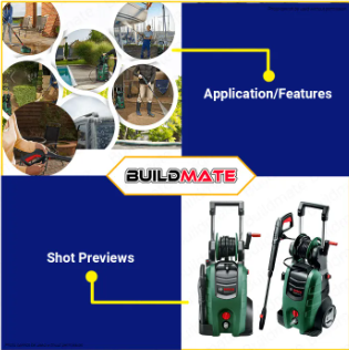 BOSCH Advance Aquatak 140 High Pressure Washer Cleaner AQT-140 ASIA VERSION •BUILDMATE•