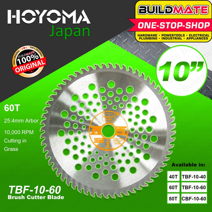 HOYOMA JAPAN Brush Cutter Blade 10" SOLD PER PIECE 100% ORIGINAL / AUTHENTIC •BUILDMATE•