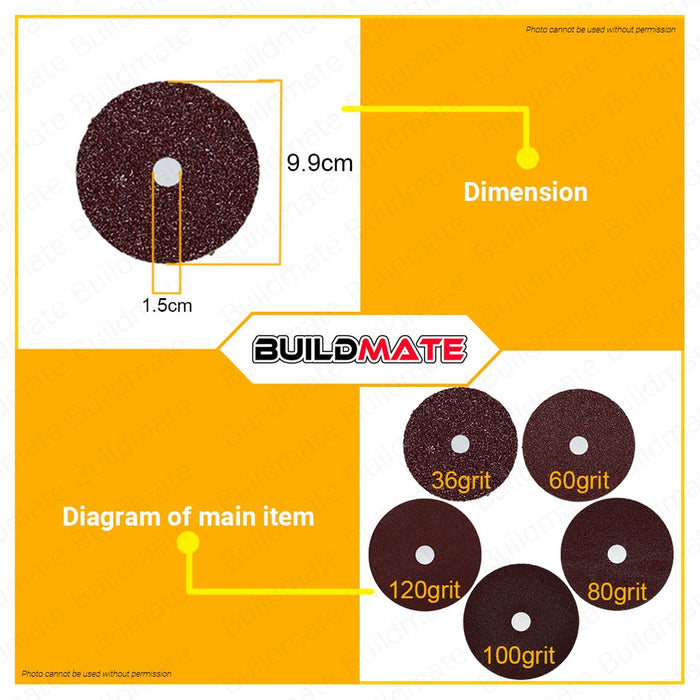 SIEGER GERMANY Sanding Disc #36 #60 #80 #100 #120 SOLD PER PIECE •BUILDMATE•