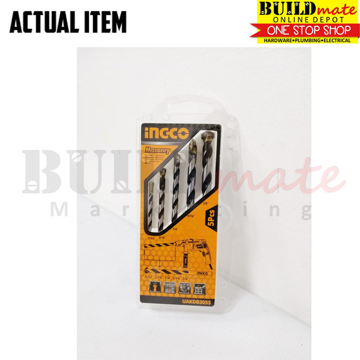INGCO 5PCS/SET Masonry Drill Bits UAKDB3055 / AKDB3055 IHT