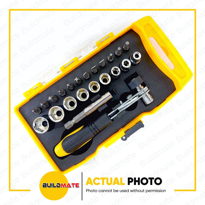 HOTECHE 23PCS/SET Screwdriver Bit Set Cr-V 250923 •BUILDMATE•