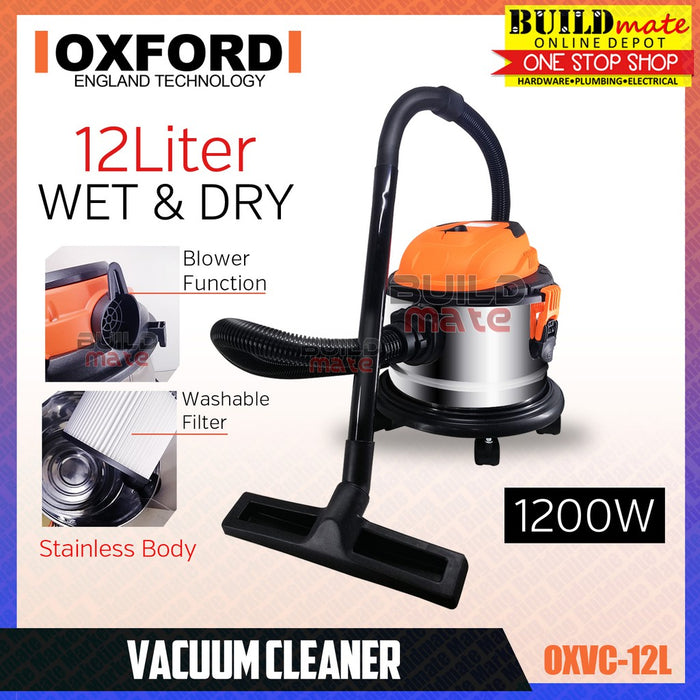 [COMBO] OXFORD COMBO 12L Wet & Dry Vacuum Cleaner OXVC-12L +OXFORD Pressure Washer •BUILDMATE•