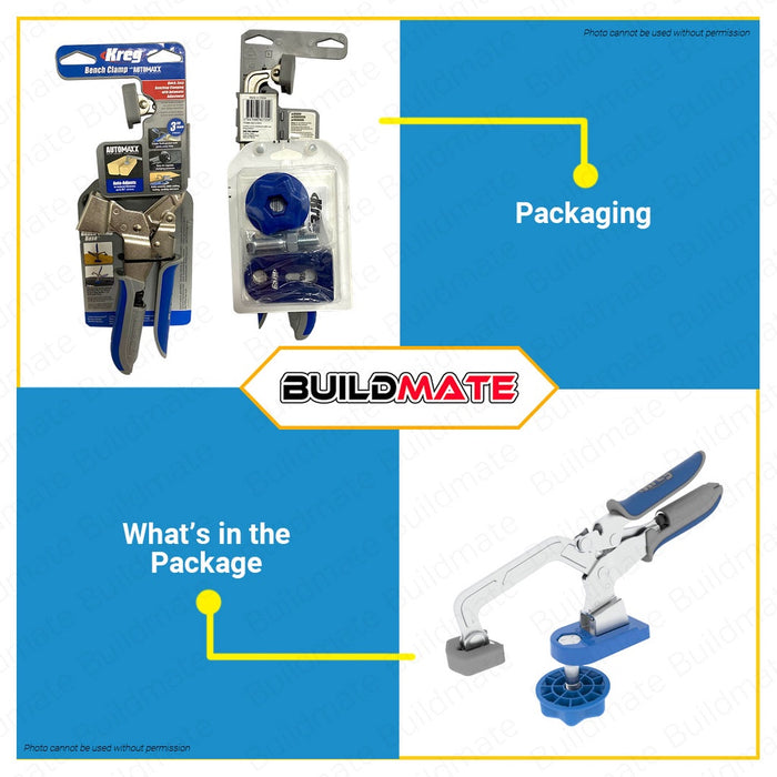 KREG Bench Clamp with Bench Clamp Base System KBC3-BAS •BUILDMATE•