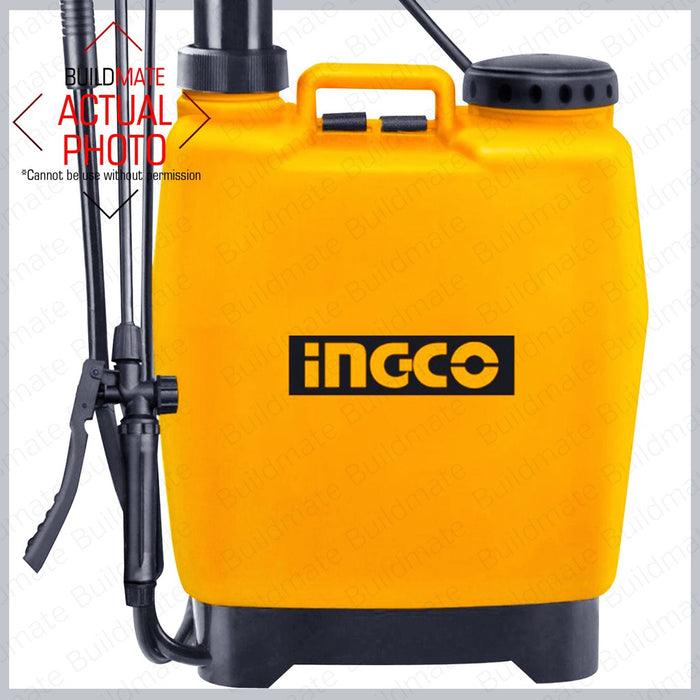 BUILDMATE Ingco Knapsack Sprayer 16L | 20L [SOLD PER SET] Manual Knapsack Sprayer Garden Sprayer Agricultural Sprayer Backpack Sprayer Chemical Sprayer Pump Sprayer Gardening Tank Sprayer Disinfection Sprayer Garden Tools • IHT