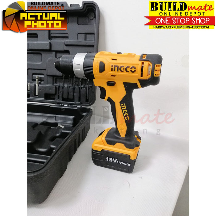 INGCO Cordless Impact Drill 18V CIDLI228180 +FREE TAPEMEASURE •BUILDMATE• IPT
