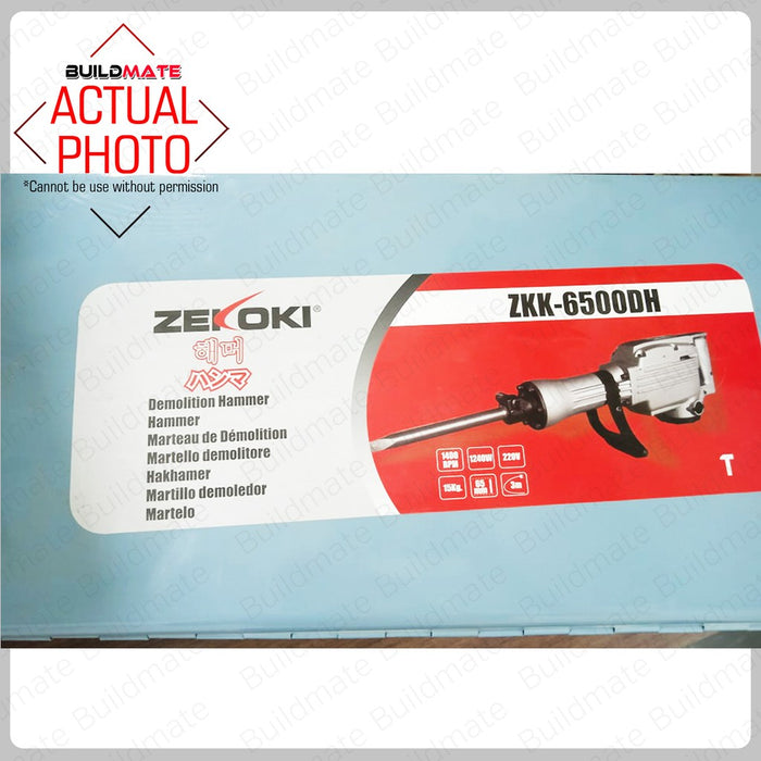 ZEKOKI Demolition Hammer 1240W ZKK-6500DH •BUILDMATE•