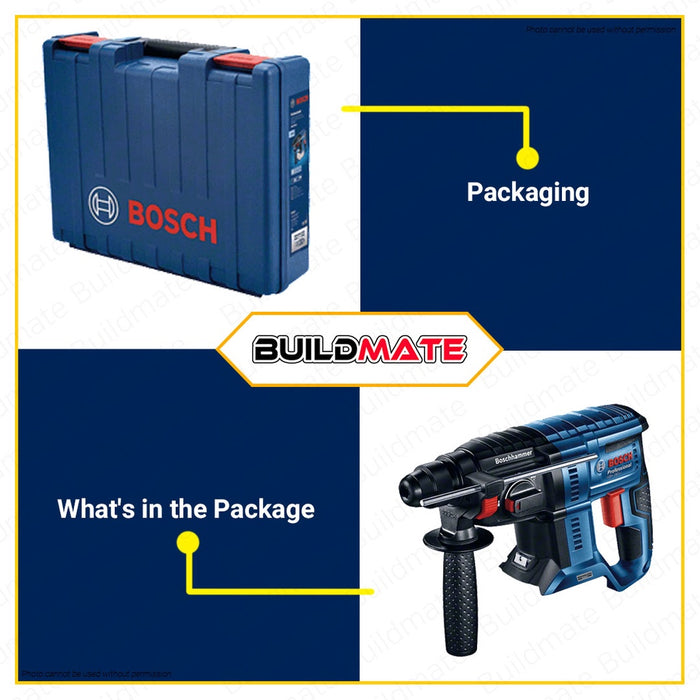 Bosch Lithium Ion Li-Ion Cordless Rotary Hammer Drill Solo w/ Case 18V GBH 180-LI EC 06119111K0 BLC