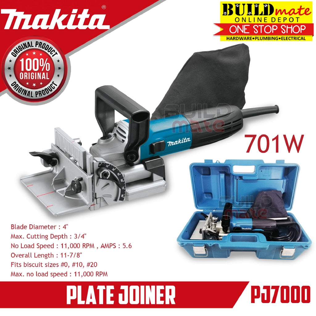 Makita Plate Joiner-Biscuit Cutter PJ7000