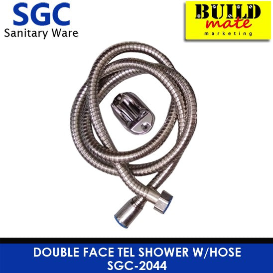 S.G.C. Double Face Telephone Shower Head w/Hose S.G.C.-2044
