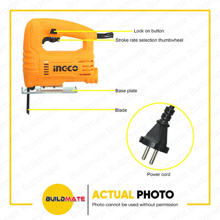 INGCO Jigsaw Jig Saw 400W JS400285P + 4 PCS F CLAMP 50x200mm For Wood & Metal 100% ORIGINAL / AUTHENTIC •BUILDMATE• IPT
