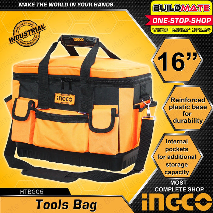 INGCO Tools Tool Equipment Bag Storage Boxes 16" HTBG06 100% ORIGINAL / AUTHENTIC •BUILDMATE• IHT