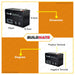 OMNI Sealed Lead Acid Battery 12V 9Ah Spare Battery SRB-12V •BUILDMATE•