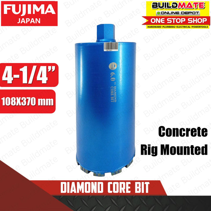 FUJIMA 4-1/4" Diamond Core Bit 108 x 370mm •BUILDMATE•