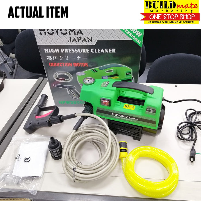 HOYOMA High Pressure Cleaner INDUCTION Motor HPW3800C •BUILDMATE•  HYMPT