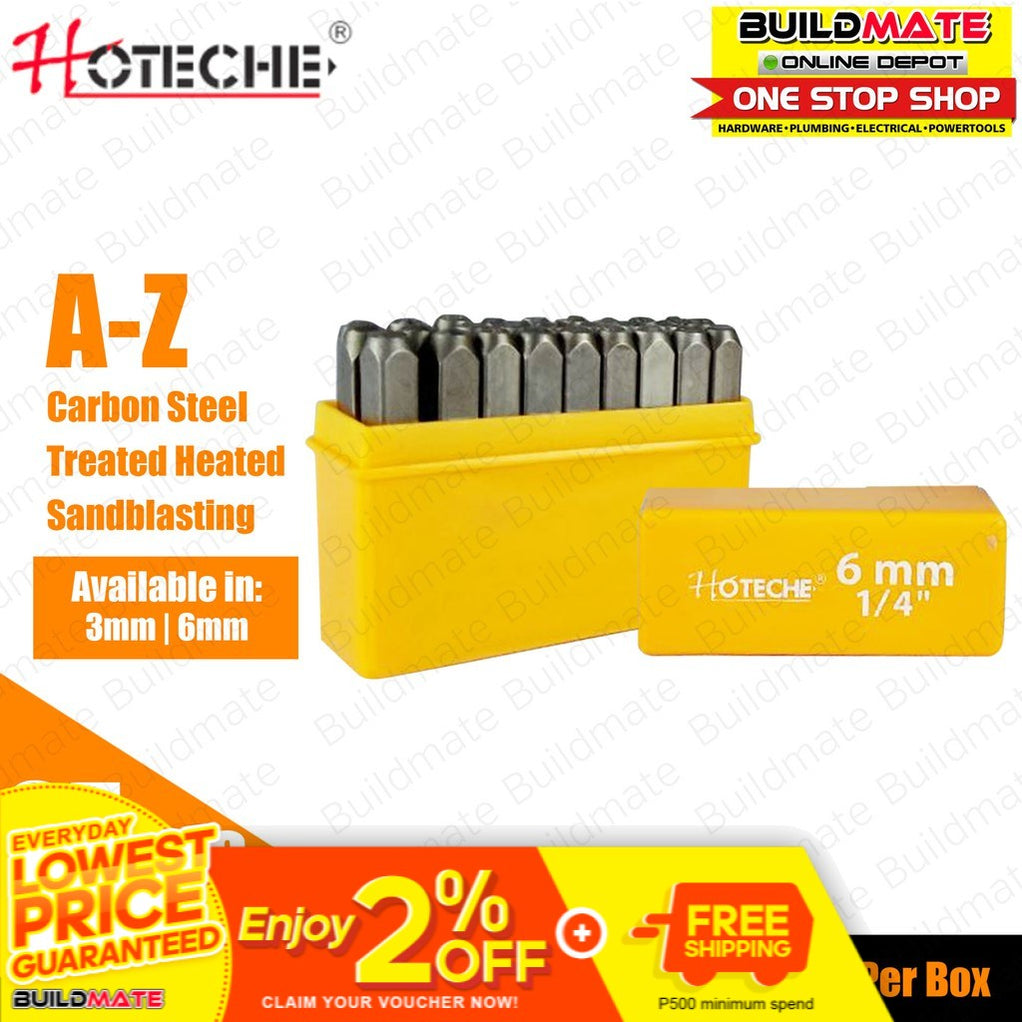 HOTECHE 27PCS/SET Letter Stamp Set 3mm | 6mm — Buildmate