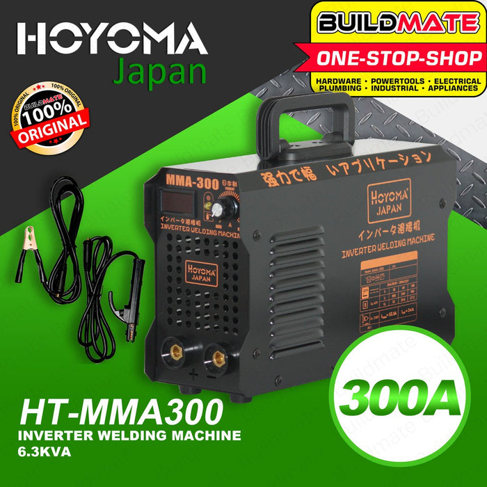 HOYOMA JAPAN 300A Portable Inverter Arc Portable Stick Welding Machine HT- MMA300 •BUILDMATE•